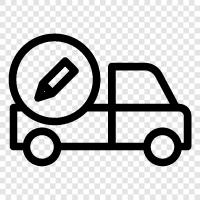 truck delivery, trucking, freight, cargo icon svg