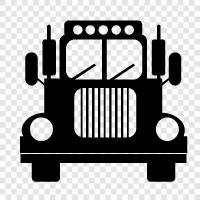 truck driver, trucking, trucking industry, trucking companies icon svg