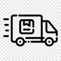 truck, delivery, trucking, company icon svg