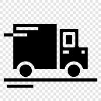 truck, freight, freight delivery, trucking icon svg