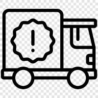 truck, delivery, logistics, transportation icon svg