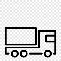 LKW, Lieferung, Logistik, Fracht symbol