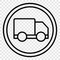 truck, transport, freight, cargo icon svg