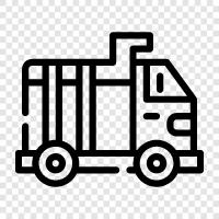 Truck, Heavy Duty, Work Truck, Dump Truck icon svg