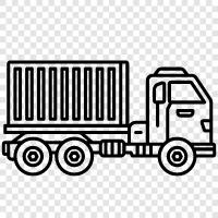 truck, freight, freight delivery, trucking icon svg