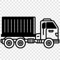 truck, logistics, freight, transport icon svg