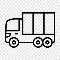 truck, cargo, transportation, vehicle icon svg