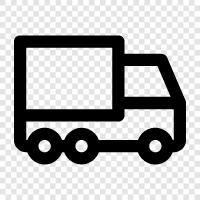 truck, vehicle, cargo, transportation icon svg