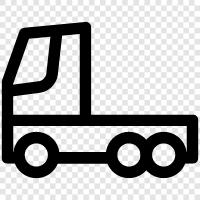 truck, transport, cargo, haulage icon svg