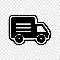 LKW, Transport, Fracht, Lieferung symbol