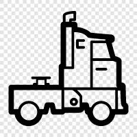 trucking, transportation, cargo, haul icon svg