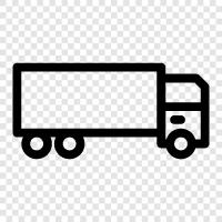 trucking, cargo, hauling, transportation icon svg