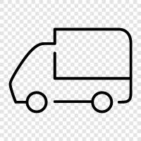 trucking, transport, cargo, trucking company icon svg