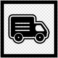 LKW, Transport, Fracht, Lastkraftwagen symbol