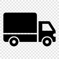 trucking, cargo, cargo truck, heavy truck icon svg