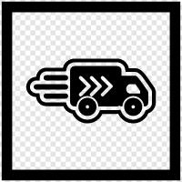 LKW, LKWDienstleistungen, Transport, Fracht symbol