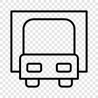 LKW, Schwer, Fracht, Transport symbol