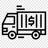 trucking, cargo, freight, transportation icon svg