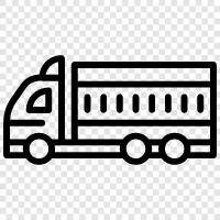 trucking cargo, truck freight, truck transport, trucking icon svg