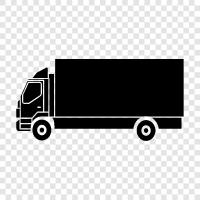 trucking, trucking company, truck driver, trucking company truck icon svg