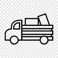 kamyon, kamyon şirketi, kamyon şoförü, kamyon endüstrisi ikon svg