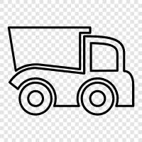 trucking, trucking company, truck driver, truck driving icon svg