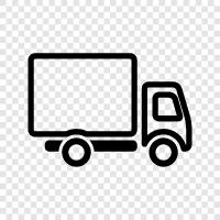 trucking, trucking company, transportation, truck driver icon svg