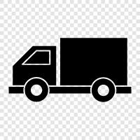 trucking, transport, shipping, shipping company icon svg