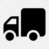 trucking, transportation, freight, cargo icon svg