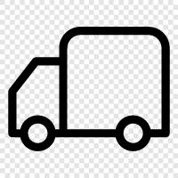 trucking, transporting, cargo, cargo truck icon svg