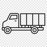 trucking, cargo, freight, transportation icon svg