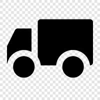 trucking, transport, haul, cargo icon svg