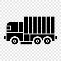 trucking, trucking company, truck driving, trucking company employee icon svg