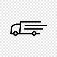 Trucking, trucking company, truck driver, trucking company truck icon svg