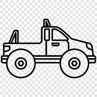 trucking, transport, move, freight icon svg