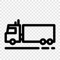 trucking, trucking company, truck driver, trucking industry icon svg