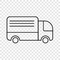 trucking, trucking company, truck driver, trucking industry icon svg