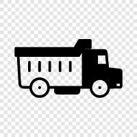 trucking, transport, haulage, cargo icon svg