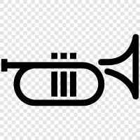 trumpet player, brass, brass instruments, brass players icon svg