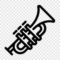 trumpet player, trumpet, brass instrument, brass icon svg