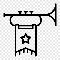 trumpet players, trumpet music, trumpet solo, trumpet music for beginners icon svg