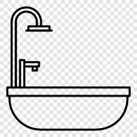 tub, bathroom, installation, repair icon svg