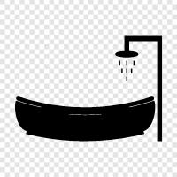 tub, bathroom, luxury, home icon svg