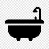 tub, bathroom, bathroom sink, sink icon svg