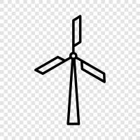 turbine, power, energy, renewable icon svg