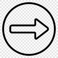 turn right now, turn right here, turn right now Please, turn right icon svg