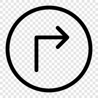 turn, right turn, make a right turn, turn right on red icon svg