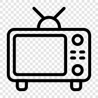 TV shows, series, movies, movies on TV icon svg