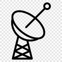 TV antenna, antenna for TV, outdoor antenna, indoor antenna icon svg