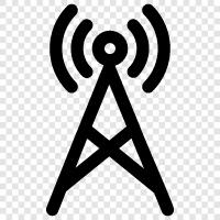 satellite, broadcasting, communications, satellite TV icon svg